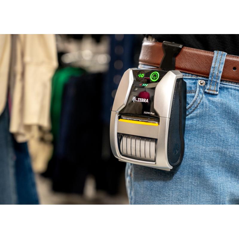 Zebra ZQ310 Outdoor, USB, BT, 8 Punkte/mm (203dpi), linerless, ZPL, CPC