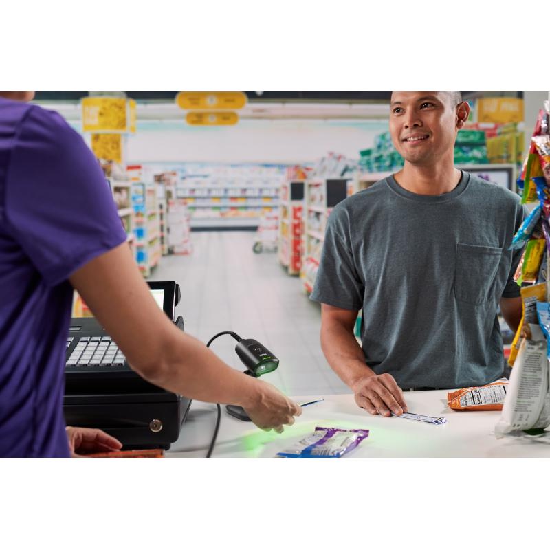 Zebra DS55, 2D, SR, Area Imager, Dual-IF, Kit (USB), schwarz, inkl. Standfu&szlig;