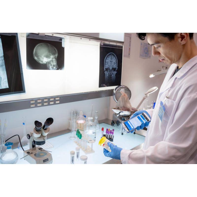 Zebra HC20 mit Notfalltaste, 2D, PTT, USB-C, BT, WLAN, NFC, Android, GMS, weiß