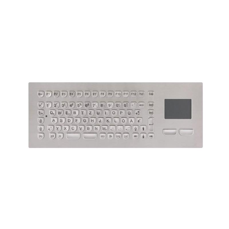 Tastatur InduSteel® 084 Touch Modul TKV-084-TOUCH-MODUL-USB-DE IP65 Front