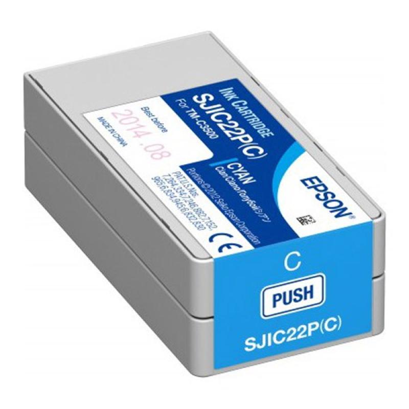 Epson Farbpatrone f&uuml;r TM-C3500 blau