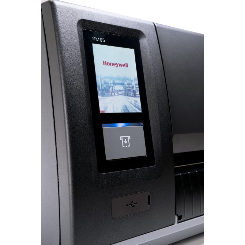 Honeywell PM65 Etikettendrucker, Thermotransfer, 203 dpi, USB, LAN, RS232, Paral., Touch, Rewinder