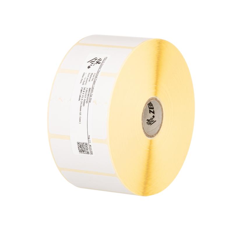 Zebra Z-Select 2000D, Etikettenrolle, Thermopapier, Premium beschichtet, abziehbar, passt f&uuml;r: (R)P4