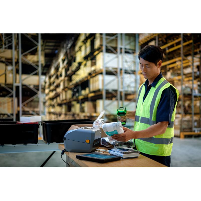 Zebra DS3678, BT, 2D, XR, SE58, FIPS, schwarz, gr&uuml;n, Rockwell, RS232-Kit