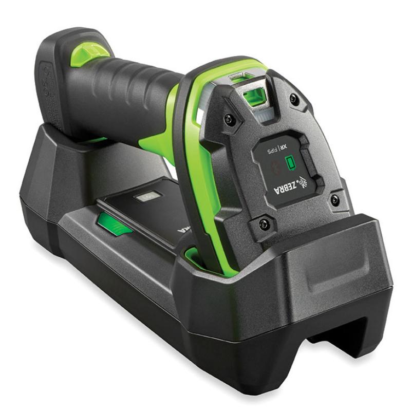 Zebra DS3678, BT, 2D, XR, SE58, FIPS, Multi-IF, Kit (USB), schwarz, gr&uuml;n, Gabelstapler-Kit