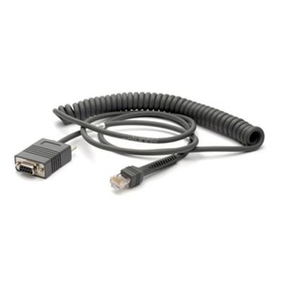 Zebra RS232-Kabel 2,7 m, gedreht, DB9F, TxD-2, 12V, bis -30&deg;C einsetzbar